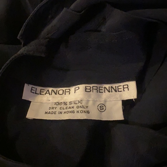 Eleanor P Brenner 100% Silk Short Sleeve Top - Picture 11 of 11